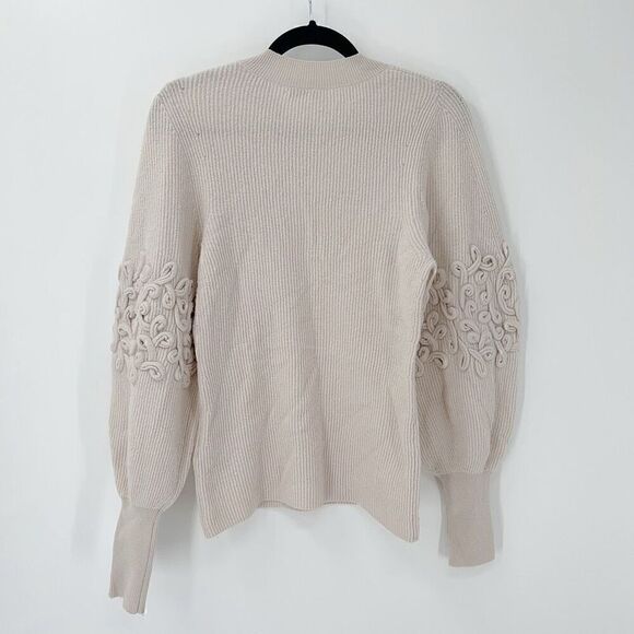 $445 Rebecca Taylor Sweater Womens Small Romantic Soft Feminine Whimsical Classy - Picture 6 of 15